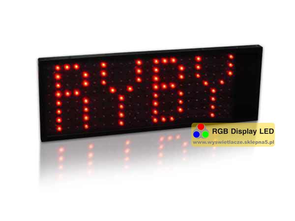 baner led 25x70 cm