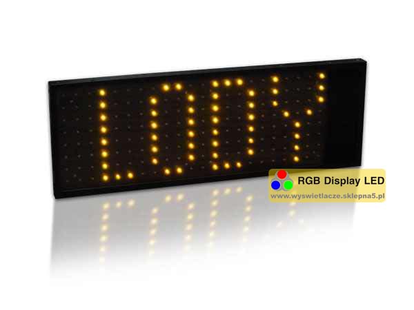 reklama led 25x100 cm